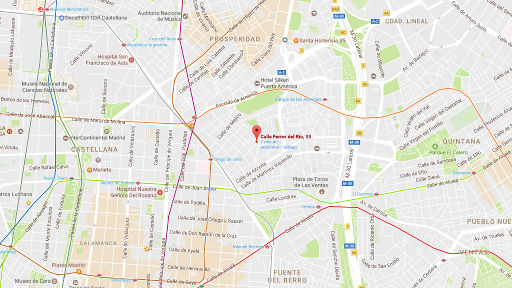 Mapa Calle Ferrer del Río, 35, Madrid
